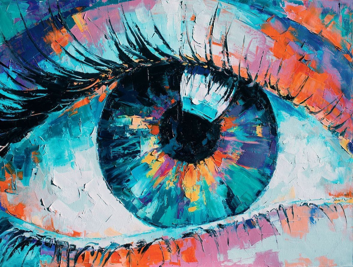 Painting of an eye